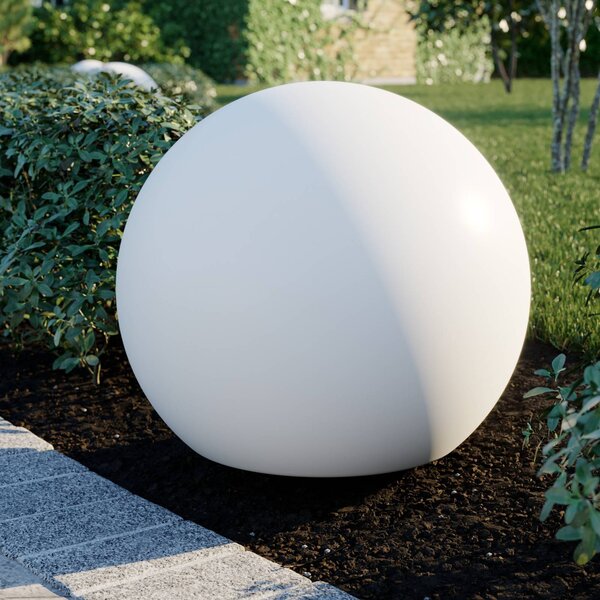 Nowodvorski Lighting Kulová lampa Cumulus L, Ø 60 cm, bílá, plast, IP44, E27, Bílá / opál, Plast