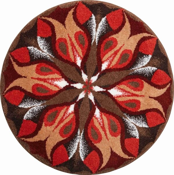 GRUND Mandala předložka TICHÁ ZÁŘ hnědá Rozměr: ø 80 cm