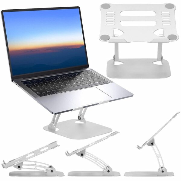 Stojan na notebook SPRINGOS LAPTEQ stříbrný