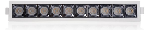 SLC vestavné LED svítidlo PIXEL 10x 25 W 220-240 V 2700 K stmívatelné 36° Ra90 bílé