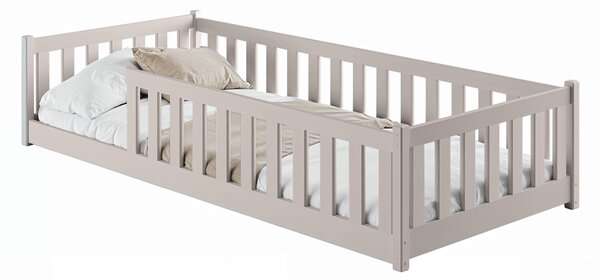 Dětská Montessori postel z masivu borovice BETTY - 200x90 cm - KAŠMÍROVÁ