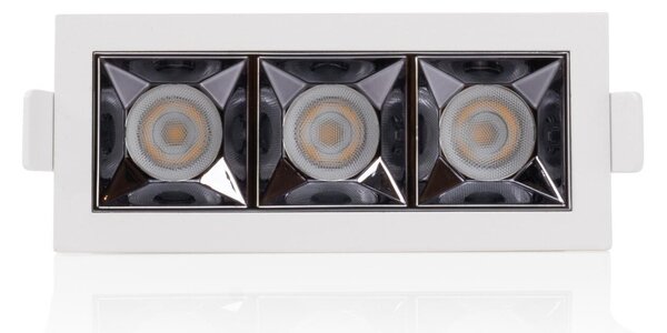 SLC vestavné LED svítidlo PIXEL X3 9 W 220-240 V 2700 K stmívatelné 36° Ra90 bílé