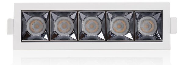 SLC vestavné LED svítidlo PIXEL X5 13 W 220-240 V 2700 K stmívatelné 36° Ra90 bílé