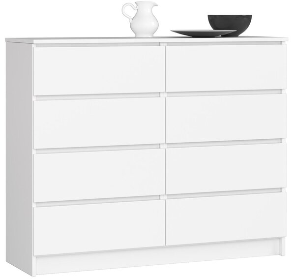 Komoda Kapil II (bílá). Akce -17%