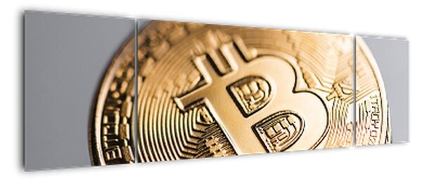 Obraz - Bitcoin (170x50cm)