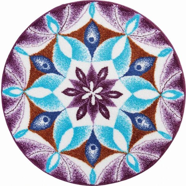 GRUND Mandala předložka VDĚČNOST fialová Rozměr: ø 60 cm