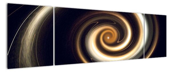 Moderní spirála - obraz (170x50cm)