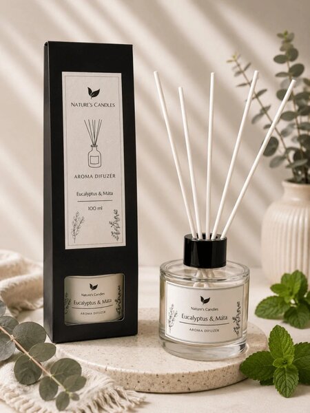 Aroma difuzér - Eucalyptus & Máta