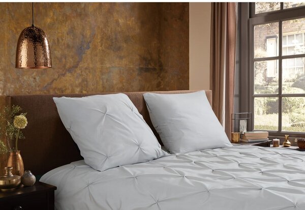 Šedé prodloužené povlečení na jednolůžko z mikrovlákna 140x220 cm Pure Elegance – Good Morning
