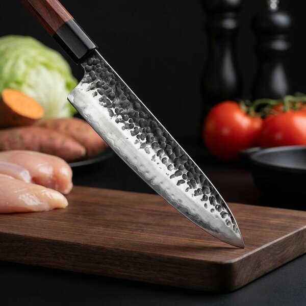 Šéfkuchařský nůž z japonské oceli SaKuRo Eben 19,8 cm