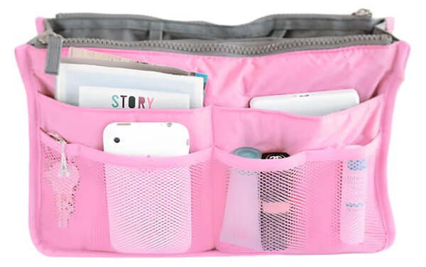Gaira® Organizer do kabelky světle růžový 708-17