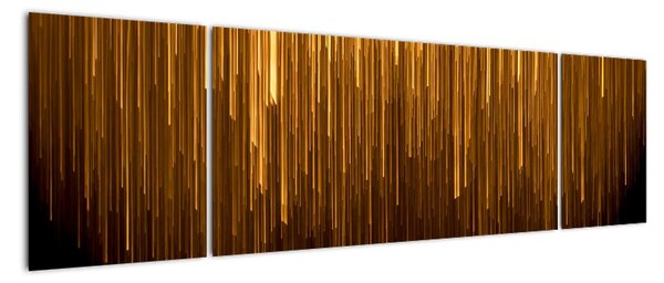 Obraz - zlatý déšť (170x50cm)
