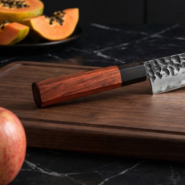 Víceúčelový nůž z japonské oceli SaKuRo Eben 14 cm