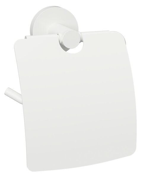 WHITE: Držák toaletního papíru s krytem - Bemeta 104112014