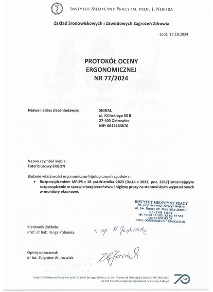 Kancelářské křeslo Ergon, černá