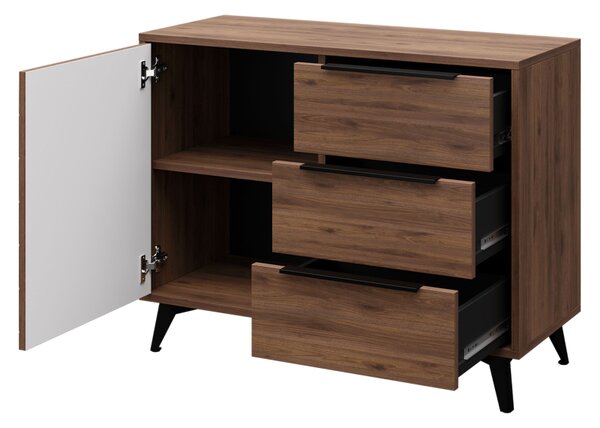 Komoda Siprynt Bis 100 1D3SZ, Barvy: ořech okapi 5903211481154