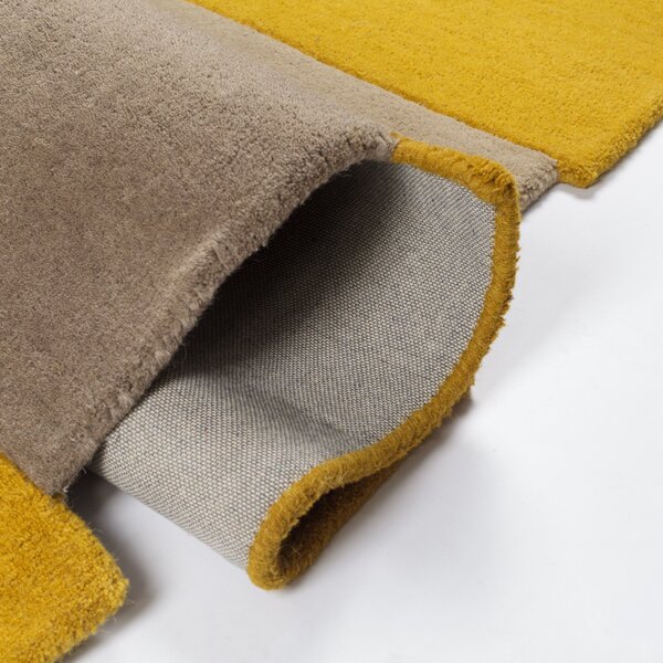 Flair Rugs, Kusový koberec Abstract Collage Ochre/Natural, 120x180, žlutá, kancelář
