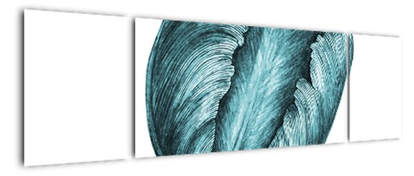 Obraz zeleného tulipánu (170x50cm)