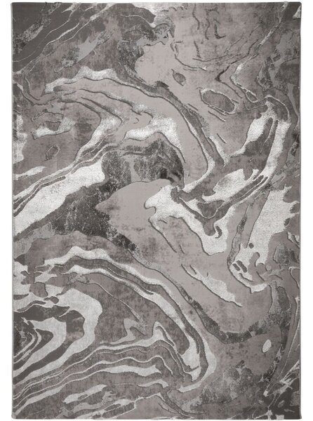 Flair Rugs koberce Kusový koberec Eris Marbled Silver ROZMĚR: 300x400