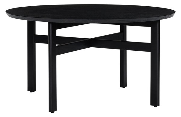Černý kulatý konferenční stolek ø 80 cm Fjord – Hübsch