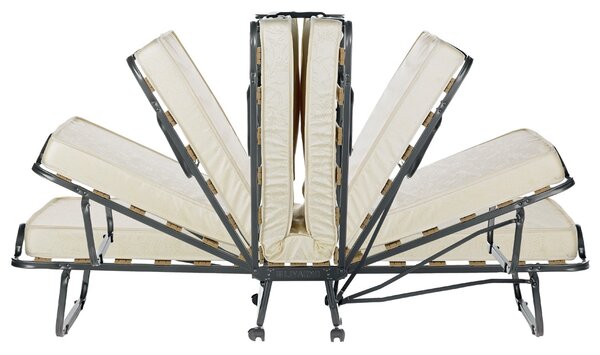 Skládací postel Luxor 80x200 cm - antracit
