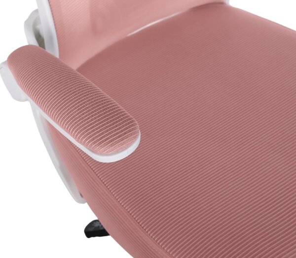 Dětská otočná židle Neoseat LEXI — látka, růžová