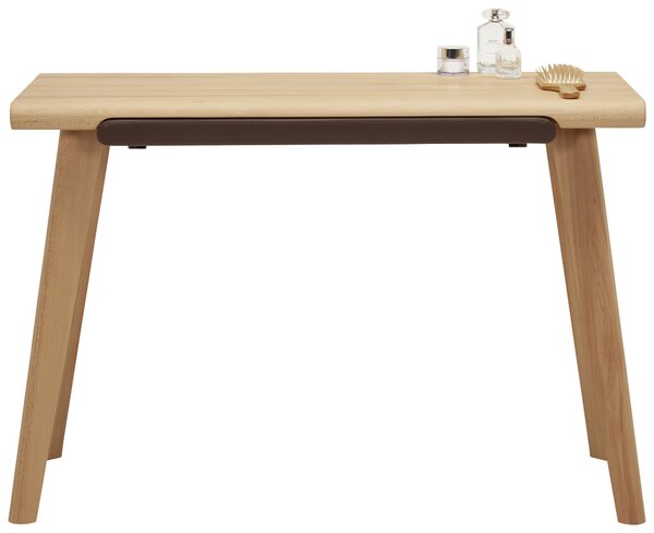 KONZOLOVÝ STOLEK, jádrový buk, hnědá, barvy buku, 110/45/75 cm Linea Natura - Konzolové stolky
