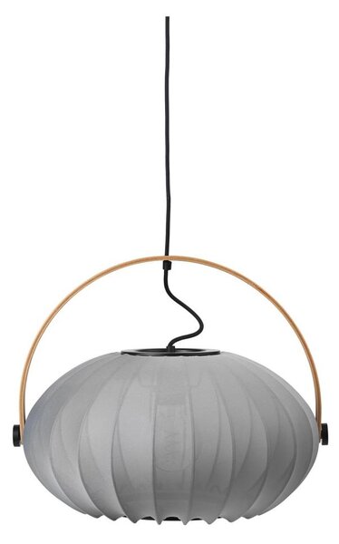 Halo Design 746354 - Lustr na lanku DC 1xE27/40W/230V pr. 40 cm šedá/dub