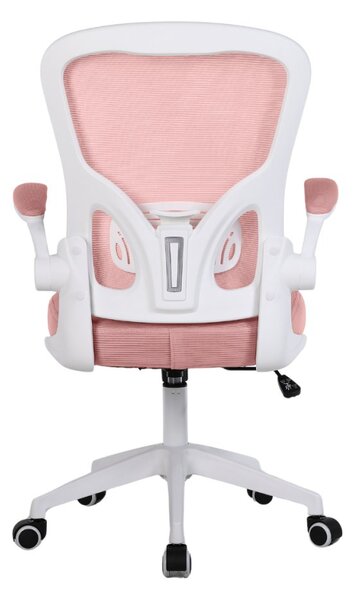 Dětská otočná židle Neoseat LEXI — látka, růžová