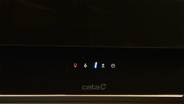 Odsavač par CATA JUNO Nerez/Černé sklo 600