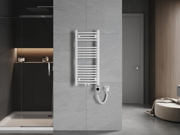 Mexen Ares, elektrické topné těleso 900 x 400 mm, 300 W, bílá, W102-0900-400-6300-20