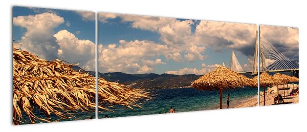 Obraz pláže (170x50cm)