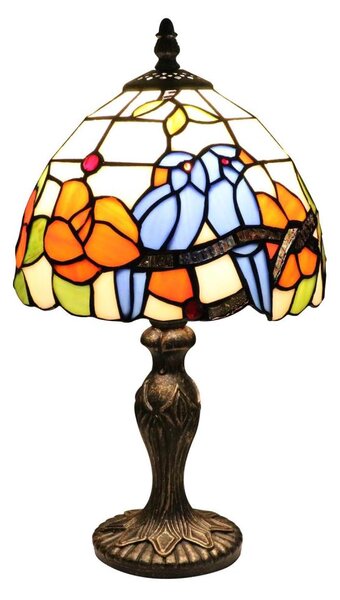 Brilagi - Tiffany vitrážová stolní lampa JUNGLE 1xE27/60W/230V