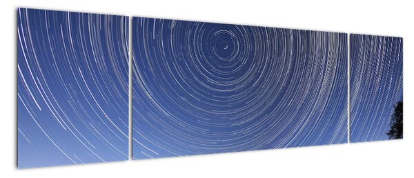 Abstraktní obraz krajiny (170x50cm)