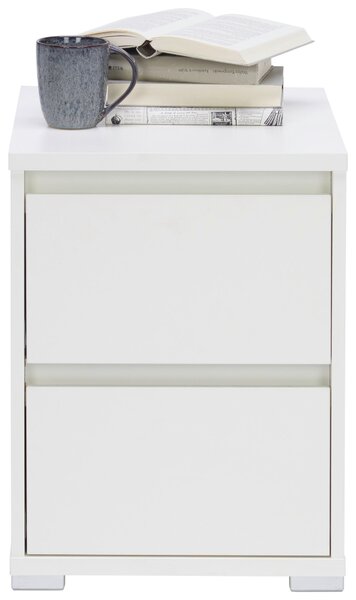 NOČNÍ STOLEK, bílá, 40/55/48 cm Carryhome