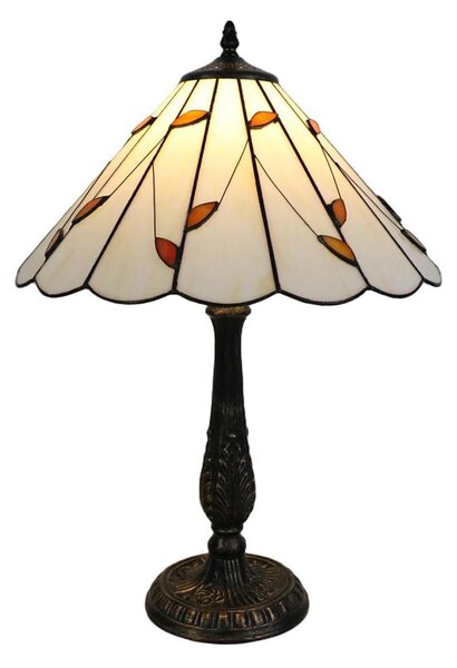 Brilagi - Tiffany vitrážová stolní lampa FOLIA 2xE27/60W/230V
