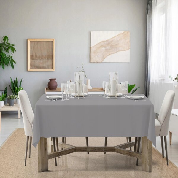 Ubrus Standard světle šedý Barva Šedá Rozměry 90x90 cm
