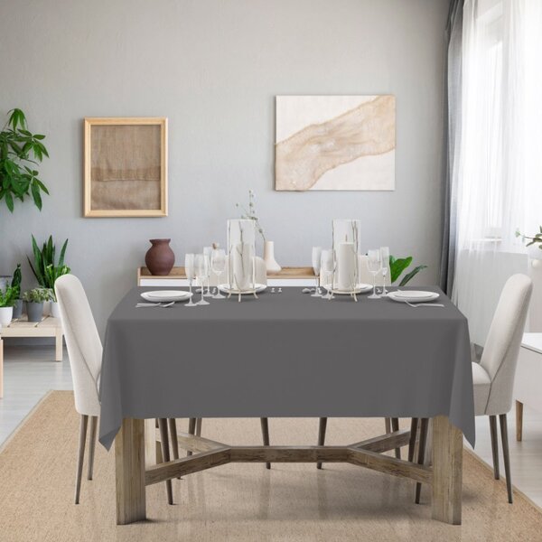 Ubrus Standard tmavě šedý Barva Šedá Rozměry 90x90 cm