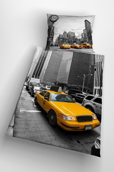 Povlečení s newyorským taxíkem - NY Taxi 140x200 cm