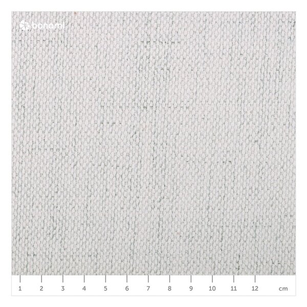 Krémová čalouněná dvoulůžková postel s úložným prostorem s roštem 160x200 cm Lupine – Micadoni
