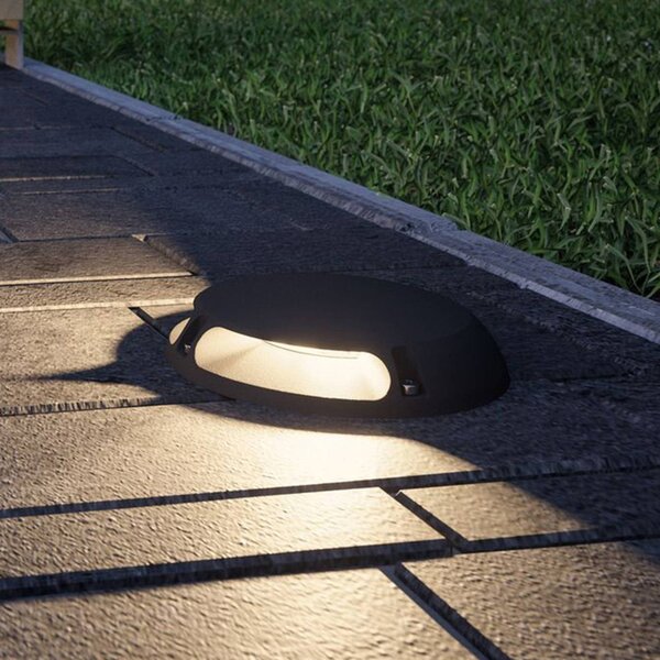 Paulmann Plug & Shine LED podlahové světlo 93920 2x3W, stmívatelný, Černá, Hliník, Moderní