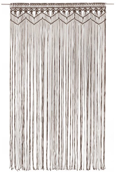Macramé závěs taupe 140 x 240 cm bavlna