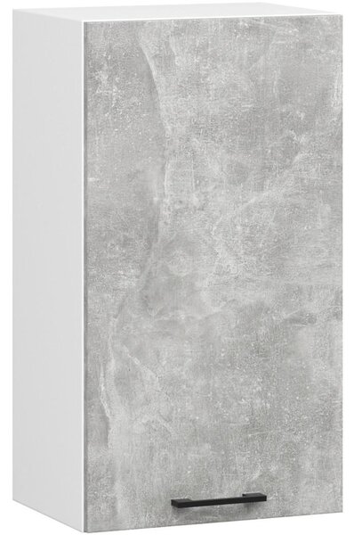 Kuchyňská sestava 240 cm Ozara II C (bílá + beton)