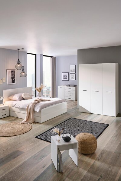 POSTEL, 140/200 cm bílá Hom`in - Jednolůžkové postele