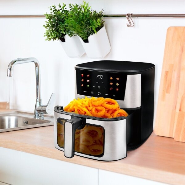 TESLA Electronics AirCook- Multifunkční dig. horkovzdušná fritéza 7 l 1600W/230V