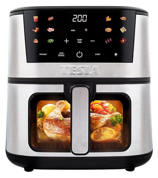 TESLA Electronics AirCook- Multifunkční dig. horkovzdušná fritéza 7 l 1600W/230V
