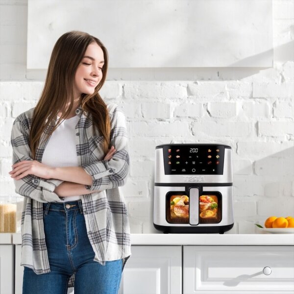 TESLA Electronics AirCook- Multifunkční dig. horkovzdušná fritéza 7 l 1600W/230V