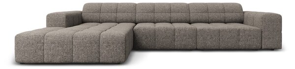 Tmavě šedá rohová pohovka (levý roh) Chicago – Cosmopolitan Design