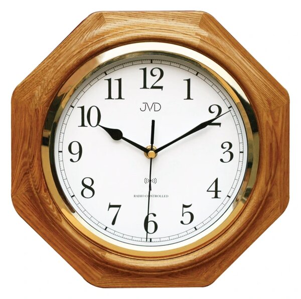 Nástěnné hodiny NR7172.4 JVD řízené rádiovým signálem 28cm