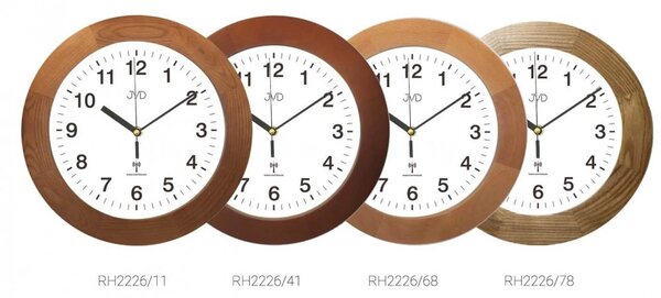 Nástěnné hodiny RH2226/68 JVD řízené rádiovým signálem 33cm